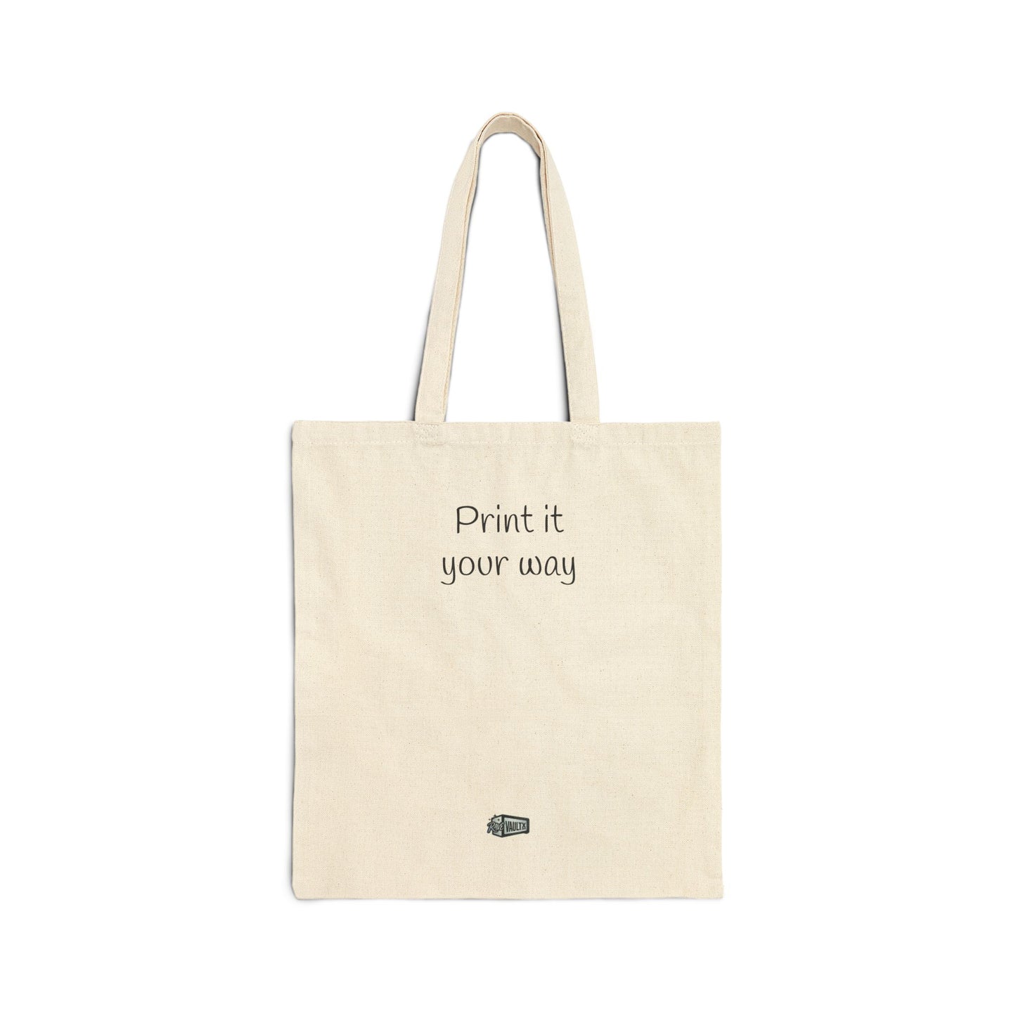 Tote Bag — Glitter Brain No Thoughts Printed
