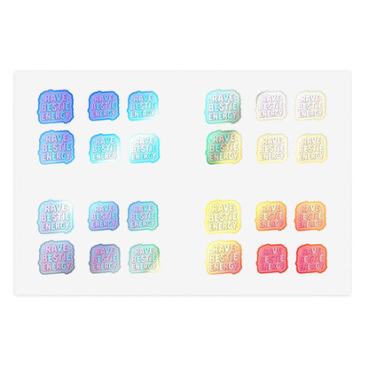 'Have Bestie Energy' Cute Girlfriend Friendship Trading Sticker sheet