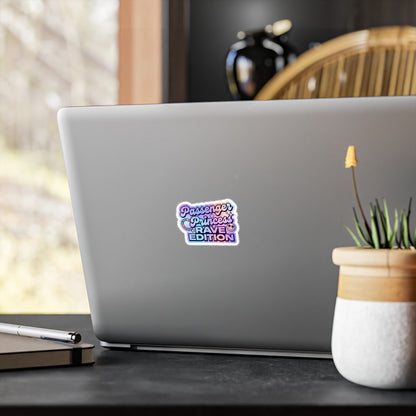 "Passenger Princess: Rave Edition" Cute Pastel Sticker