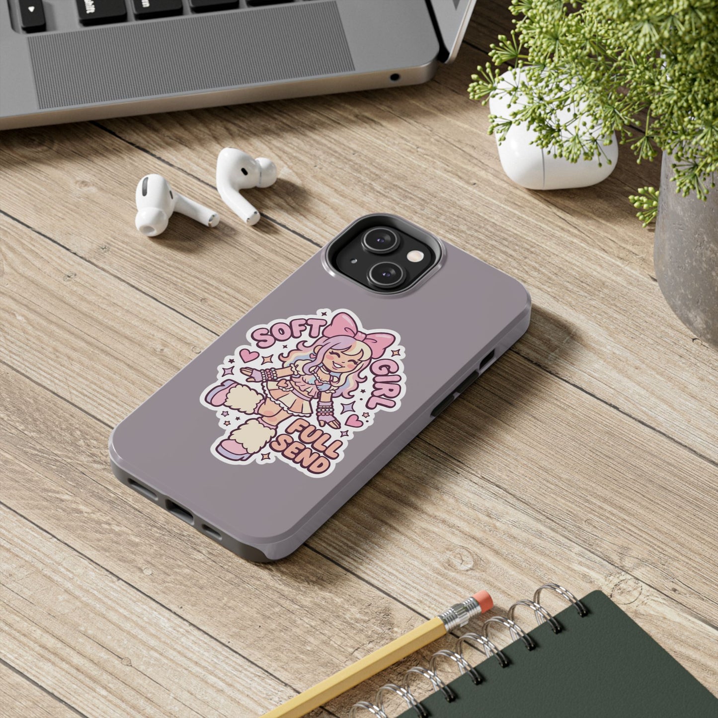Soft Girl Tough Phone Case — Cute Pastel