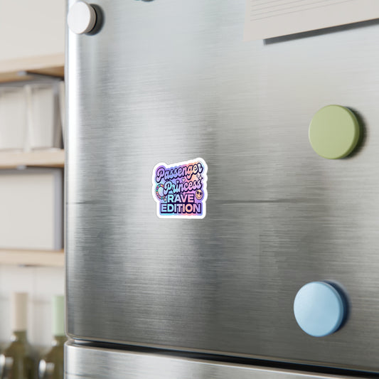 "Passenger Princess: Rave Edition" Cute Pastel Sticker