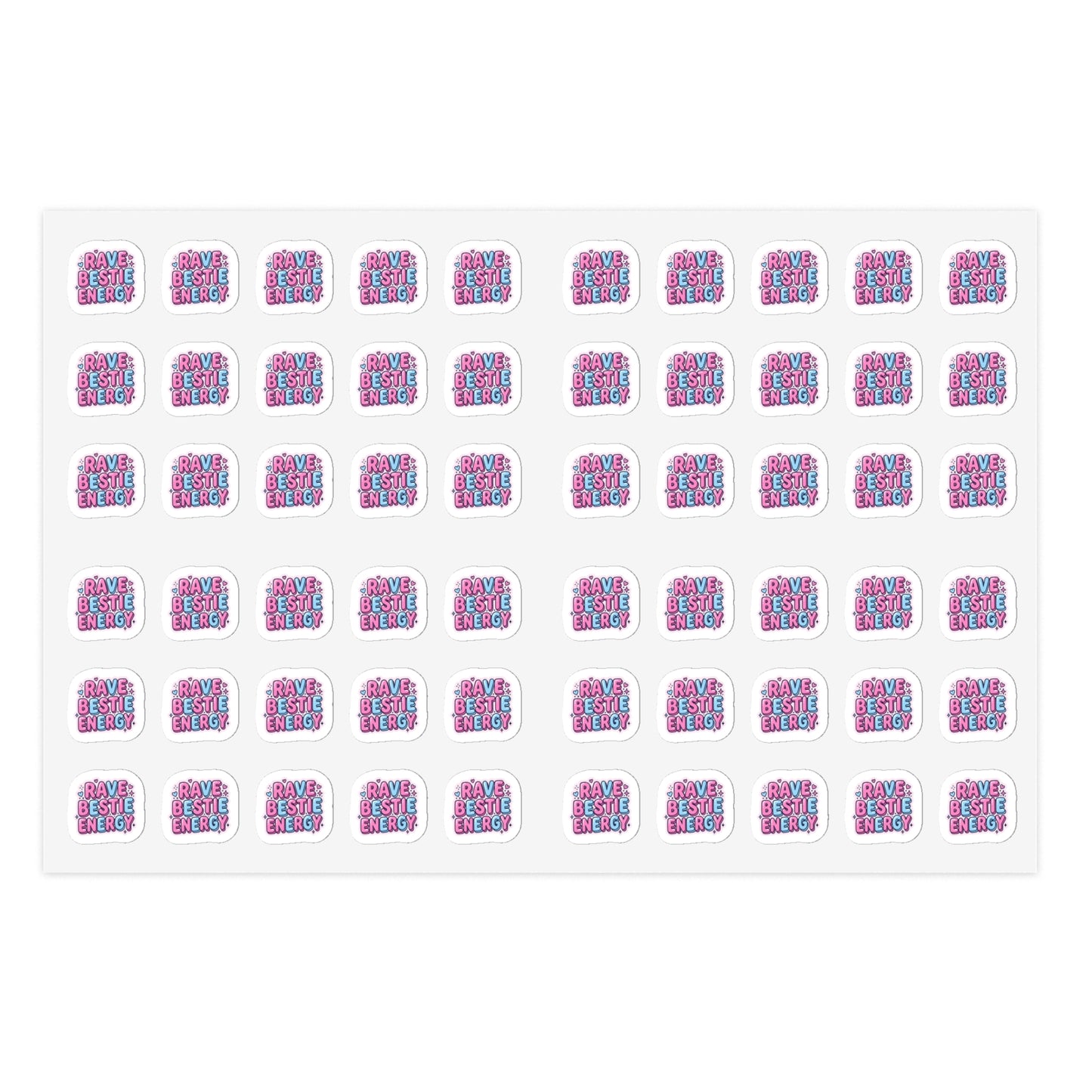 "Rave Bestie Energy" -  5 Sheets Trading Pack