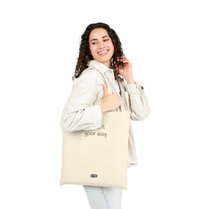 Tote Bag — Glitter Brain No Thoughts Printed