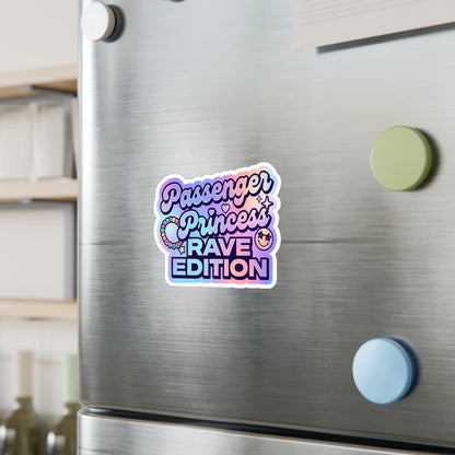 "Passenger Princess: Rave Edition" Cute Pastel Sticker