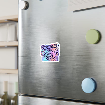 "Passenger Princess: Rave Edition" Cute Pastel Sticker
