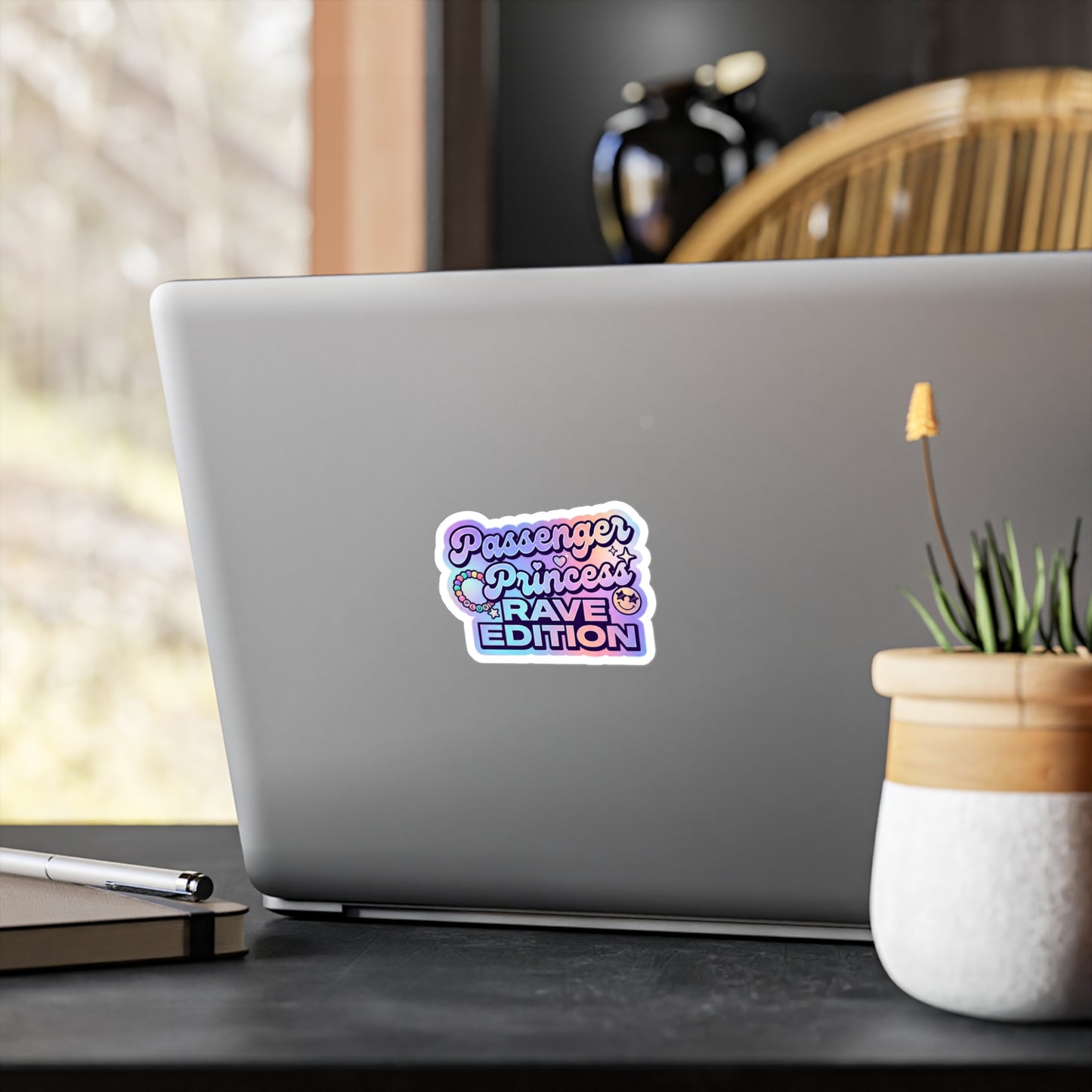 "Passenger Princess: Rave Edition" Cute Pastel Sticker