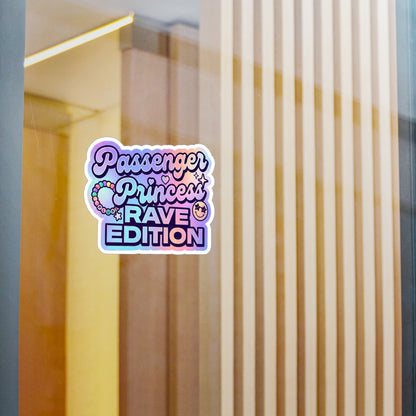 "Passenger Princess: Rave Edition" Cute Pastel Sticker